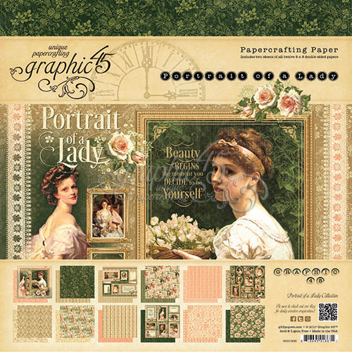 Graphic 45 Little Women Decorative Chipboard Embellishments ~ Vintage